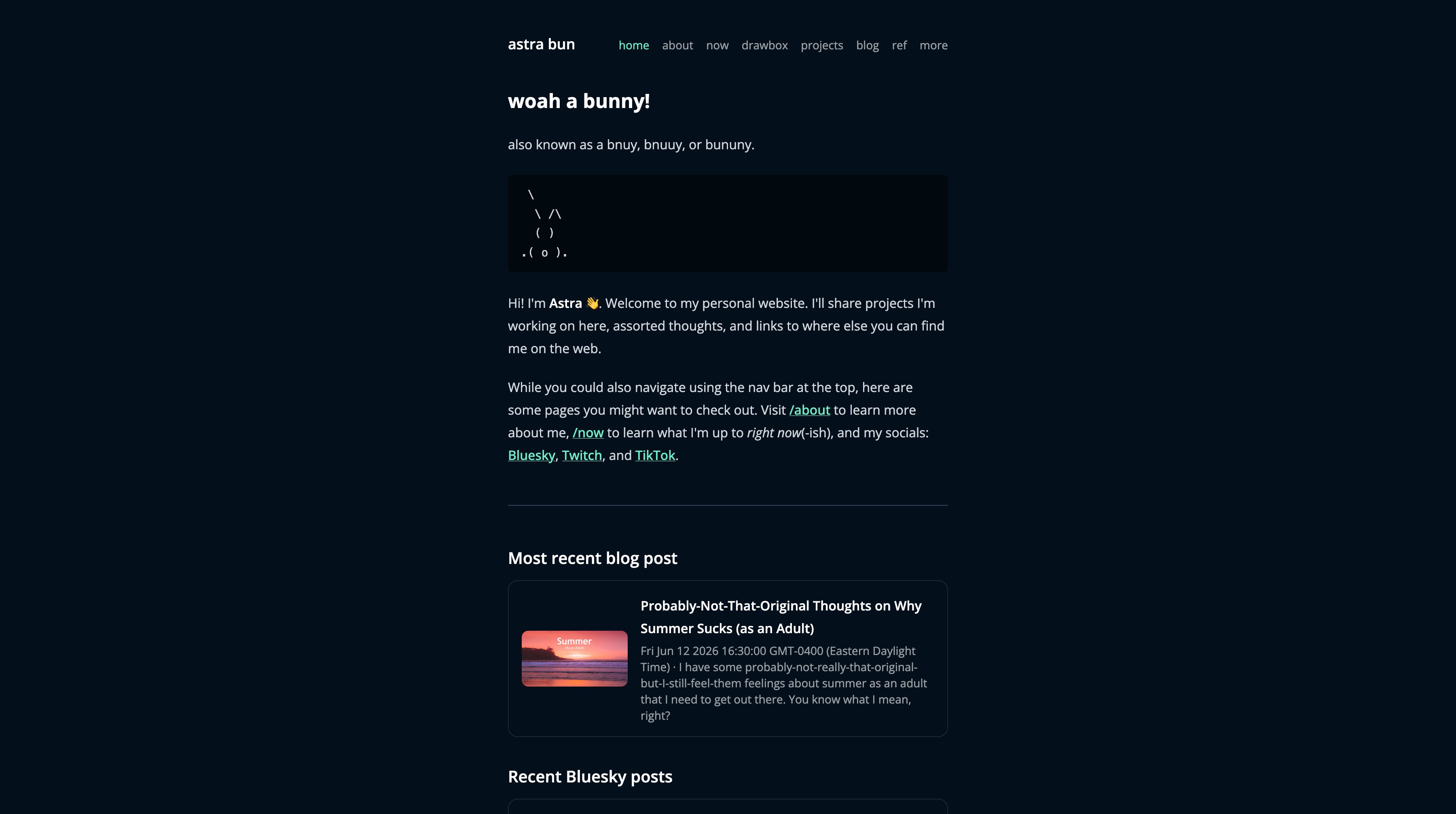 After: the new website design.